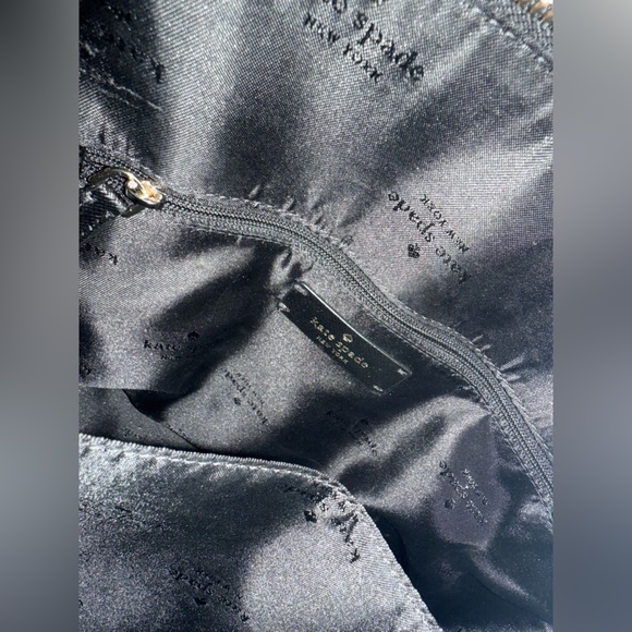 Kate Spade Payton Medium Dome Satchel Crossbody, Black - Picture 8 of 9